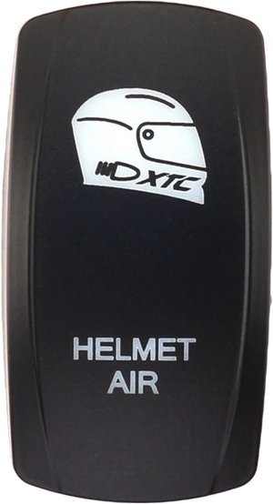 Helmet air rocker switch cover for Contura V systems, fits XTC, sPod, Daystar, actuator only with no switch included, durable design