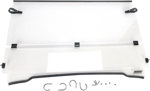Moose Offroad full folding windshield for Kawasaki Mule 3010 (2001-2008)