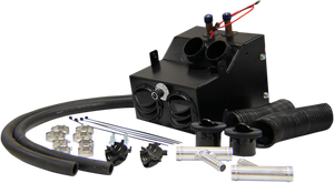 Moose cab heater kit for Polaris RZR 570 with 12V water-operated system
