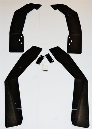 RZR S 900 & S 1000 Mud Flap Fender Extensions - Dunes 2 Dezert SXS