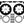 Wilwood 17-21 Can-Am X3RS Black 6-Piston Rear Kit 11.25in - Undrilled Rotors