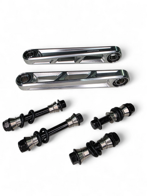 Elektric Off Road clear anodized billet front sway bar links for Can-Am Maverick R - product photo 11