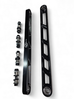 2024+ Can-Am Maverick R Rear Sway Bar Links Black - Dunes 2 Dezert SXS