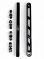 2024+ Can-Am Maverick R Rear Sway Bar Links Black - Dunes 2 Dezert SXS