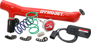 Dynojet Stage 3+ Power Package PV3 tuner, clutch, charge tubes, and wastegate for Polaris RZR Pro XP and Turbo R