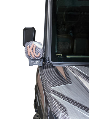 Elektric Off Road A-pillar ditch light mount for 2025+ CFMoto UForce U10 Pro - view 3