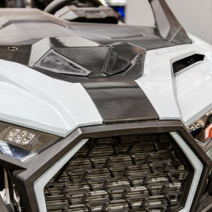 RPM Carbon Fiber Nose Panel Polaris RZR Pro R Turbo R - Dunes 2 Dezert SXS