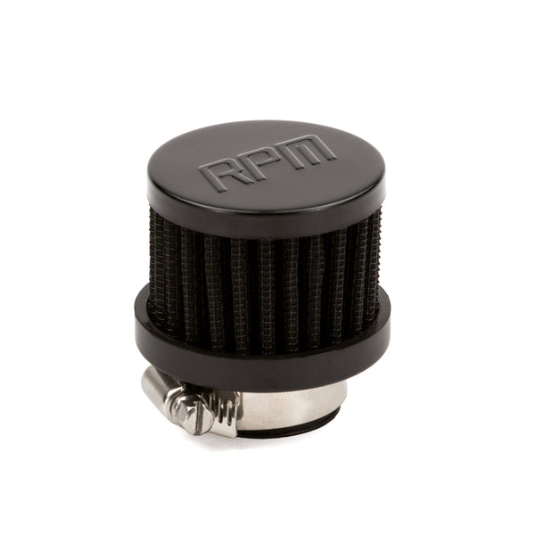 RPM 25mm blow off valve replacement air filter, washable and reusable, fits all RPM BOV kits, 1-inch universal fitment.