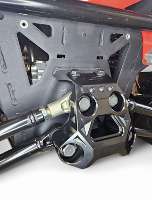 Elektric Off Road black anodized billet radius rod plate with tow hook for Can-Am Maverick R - product photo 10
