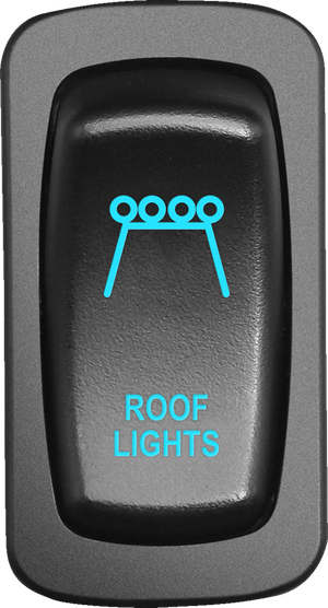 MOOSE OFFROAD Switch - Roof Light - Blue RFL-CAR-B