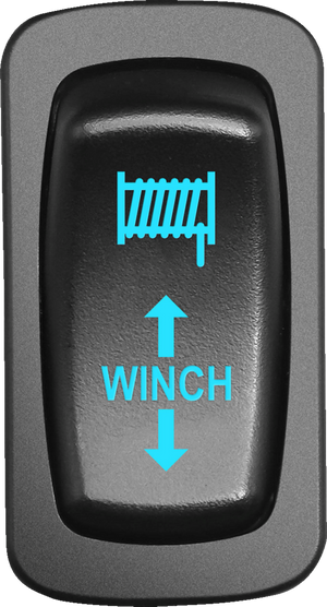 MOOSE OFFROAD Switch - Winch - Blue WIN-CAR-B
