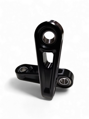 Elektric Off Road black billet front sway bar links for Can-Am Maverick X3