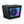 DS18 Polaris RZR 10in Subwoofer Enclosure w/EXL-X10.2D Subwoofer- Black Finish- Acrylic Window- LED