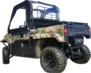 SEIZMIK Soft Upper Doors - Rear Windshield - Black - Mule Pro-MX 51-20988