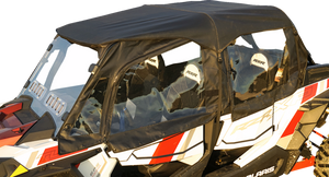 SEIZMIK Soft Upper Doors - Rear Windshield - Roof - Black - Polaris - RZR 51-20990