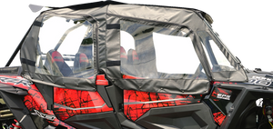 SEIZMIK Soft Upper Doors - Rear Windshield - Roof - Black - Polaris - RZR 51-20990