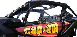 SEIZMIK Soft Full Doors - Rear Window - Black - Can-Am X3 51-20993