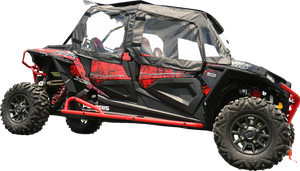 SEIZMIK Soft Upper Doors - Rear Windshield - Roof - Black - Polaris - RZR 51-20990