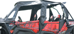 SEIZMIK Soft Upper Doors - Rear Windshield - Roof - Black - Polaris - RZR 51-20990