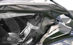 SEIZMIK Soft Full Doors - Rear Window - Black - Can-Am X3 51-20993