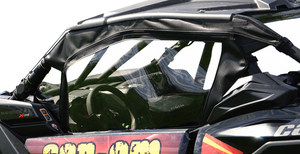 SEIZMIK Soft Full Doors - Rear Window - Black - Can-Am X3 51-20993