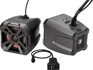 KICKER 6-1/2" Speaker Power Cans - Bluetooth/Amplified 48BTCAN65