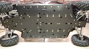 Polaris RZR 4 900 & S 4 1000 Skid Plates w/ Sliders - Dunes 2 Dezert SXS