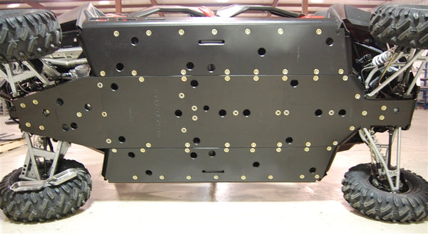 Polaris RZR 4 900 & S 4 1000 Skid Plates w/ Sliders - Dunes 2 Dezert SXS