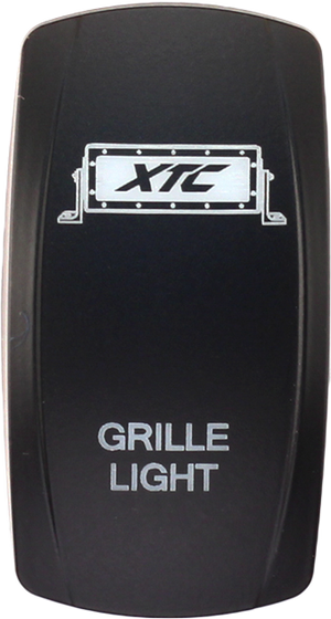 Grille Light Bar rocker switch cover for Contura V, fits XTC, sPod, and Daystar systems, durable actuator, rocker only
