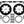 Wilwood 17-21 Can-Am X3RS 6-Piston Front Kit 11.25in - Anodized