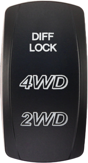 Diff Lock rocker switch cover for Contura V, compatible with XTC, sPod, and Daystar bodies—rocker only, switch not included