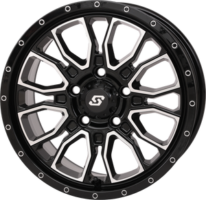 Fusion Wheel 15x7 5+2 5/4.5 Gloss Blk/Machined