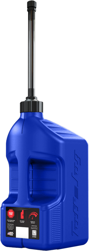 Utility Container Blue W/ Autostop Spout 5 Gal