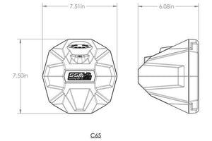 Universal 6.5in Cage-Mounted UTV Speaker Pods | SSV Works