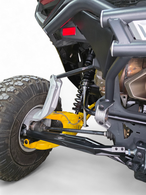 Elektric Off Road black anodized high clearance radius rods for Can-Am Maverick R