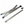 Elektric Off Road clear anodized high clearance radius rods for Can-Am Maverick R