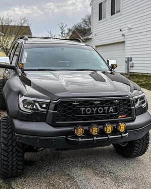 V-ULTRA Series | 5 Inch 172W LED Side Shooter Amber Pod Lights with Amber DRL - Dunes 2 Dezert SXS