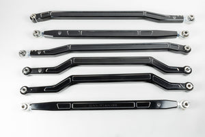 Black Ops 72" Billet Radius Rods for Can-Am Maverick X3 with Teflon Heims and stainless spacers
