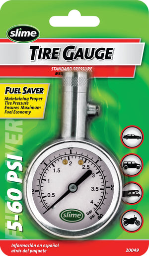5 60 Psi Dial Gauge W/Bleed Valve Chrome