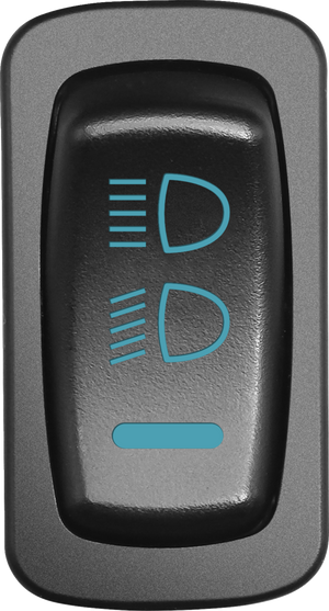 MOOSE OFFROAD Headlight Switch - Blue - Polaris HDL-CAR-B
