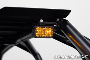 Diode Dynamics Stage Series 1 3/4 In Roll Bar Chase Light Kit SSC2 Sport - Yellow (Pair)