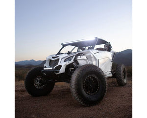 Rigid SR-Series 40-inch off-road LED light bar with broad spot beam, no backlight, alloy housing, and stainless steel bracket included