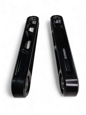 Elektric Off Road black anodized billet front sway bar links for Can-Am Maverick R - product photo 4