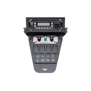 Securely mount Kenwood radio and intercom in your 2025 Polaris RZR Pro R using this durable, SwitchPros-compatible PCI bracket system.
