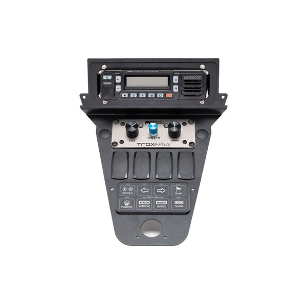 Securely mount Kenwood radio and intercom in your 2025 Polaris RZR Pro R using this durable, SwitchPros-compatible PCI bracket system.