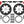 Wilwood 17-21 Can-Am X3RS Red 6-Piston Front Kit 11.25in - Drilled Rotors