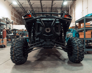 Can-Am X3 Geiser rear bumper rear three-quarter view