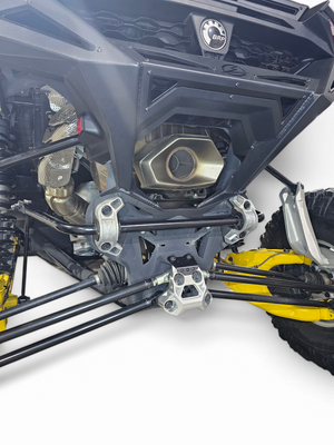 Elektric Off Road clear anodized billet radius rod plate with tow hook for Can-Am Maverick R - product photo 9