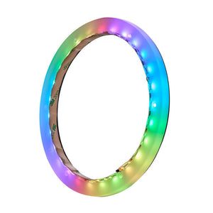 DS18 Marine And Powersports Speakers And Towers Ring 6.5in Digital LED lights 1/2in Spacer Depth