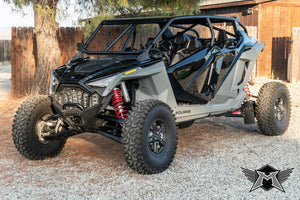 Madigan Motorsports RZR Turbo R 4-Seat Roll Cage on a Polaris RZR Turbo R — finish detail
